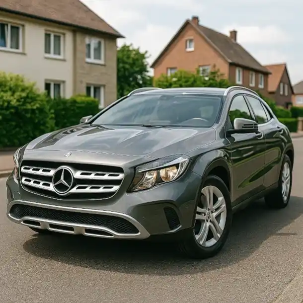 Ein gebrauchtes Mittelklasse-Auto, das für den Autoankauf in Wetzlar bereitsteht.
